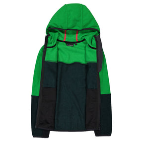 Pile bambino knit tech cappuccio