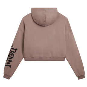 Felpa donna cropped street art