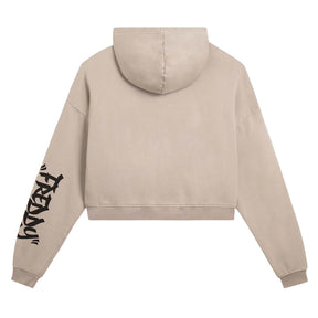 Felpa donna cropped street art