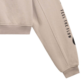 Felpa donna cropped street art