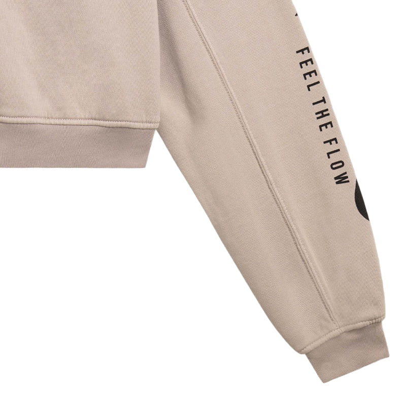 Felpa donna cropped street art