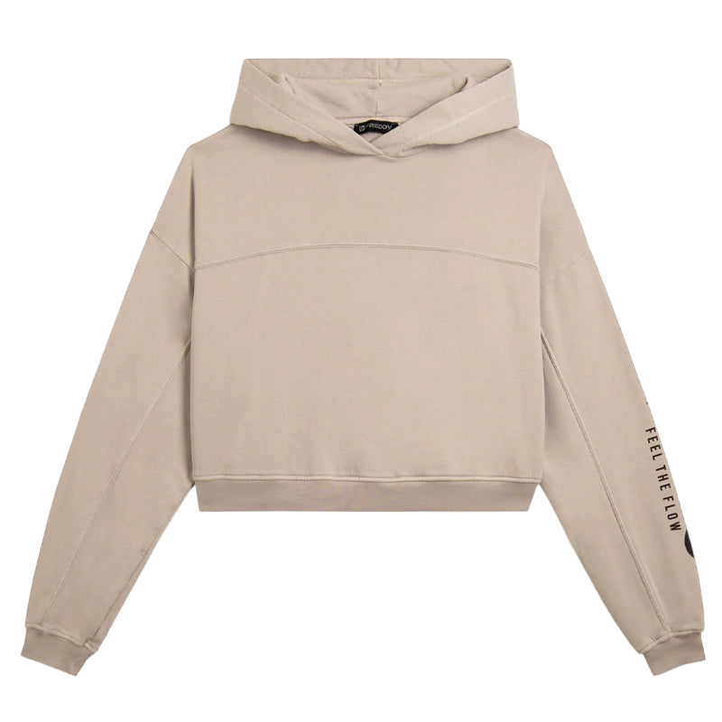 Felpa donna cropped street art