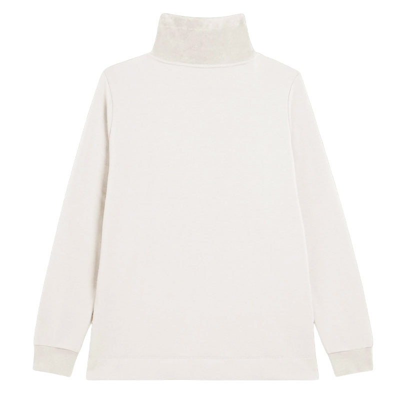 Felpa donna collo velluto