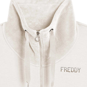 Felpa donna collo velluto