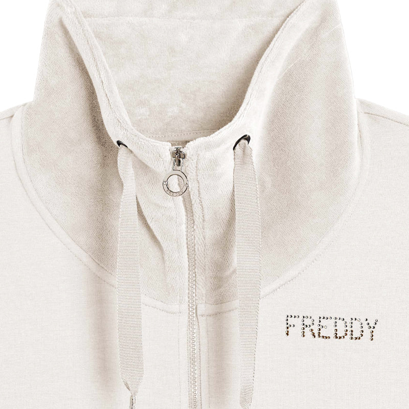 Felpa donna collo velluto