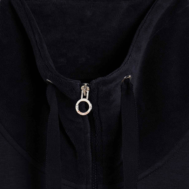 Felpa donna collo velluto