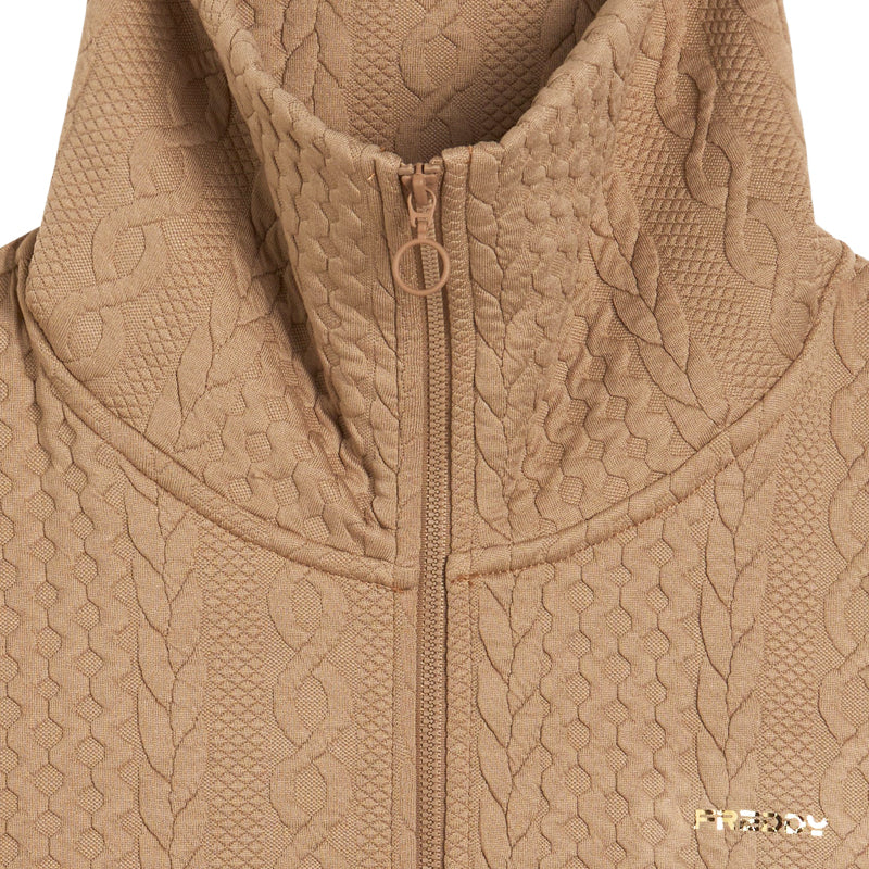 Felpa donna tecnico trecce