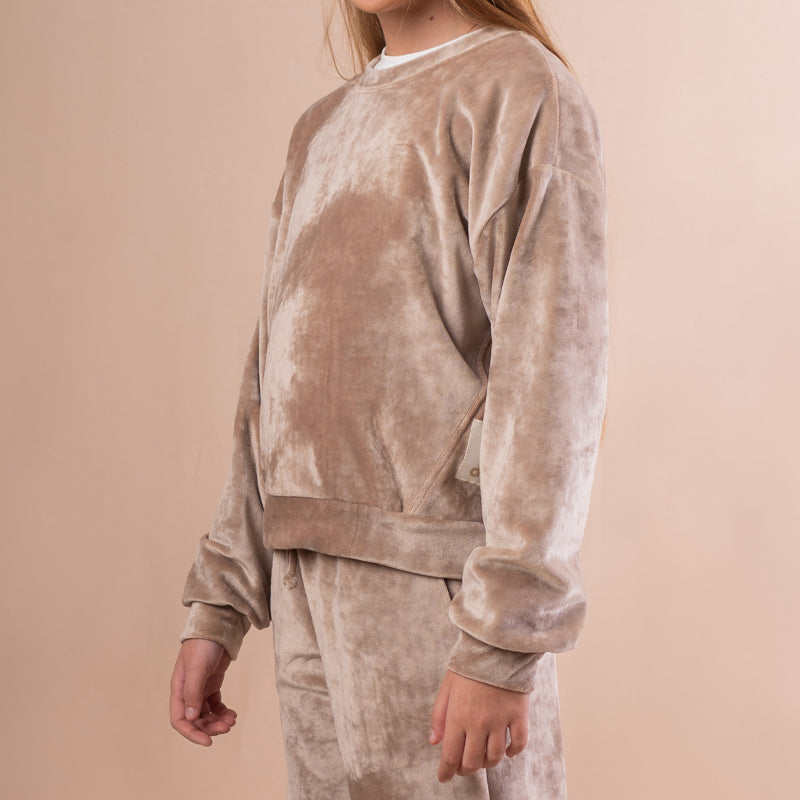 Felpa bambina Velour