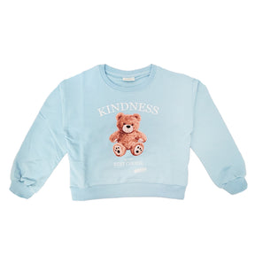 Felpa bambina Bear Clean