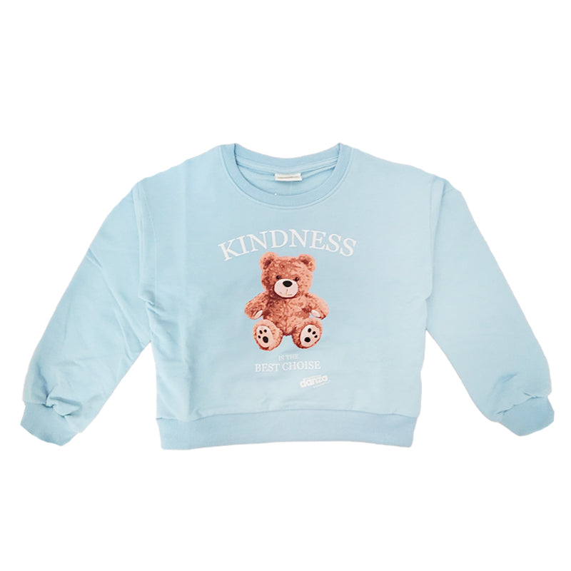 Felpa bambina Bear Clean