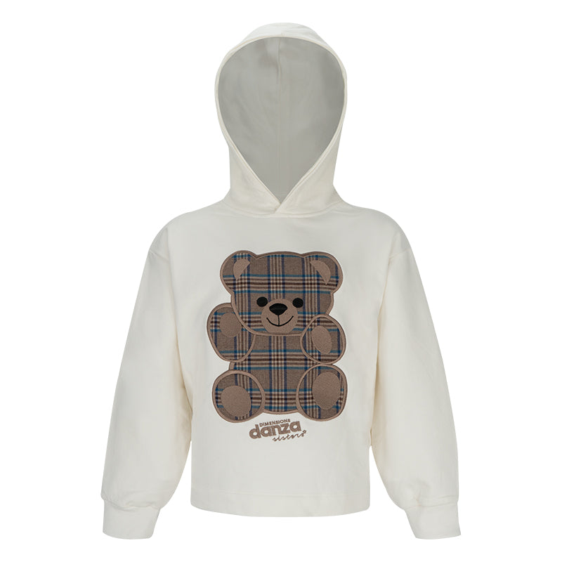 Felpa bambina Bear Clean