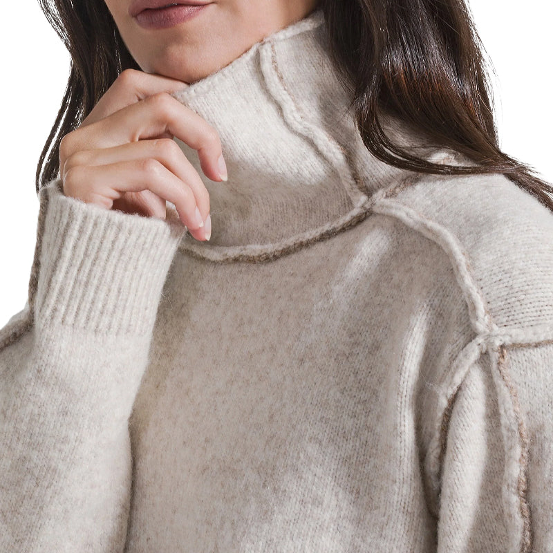 Maglione donna collo alto