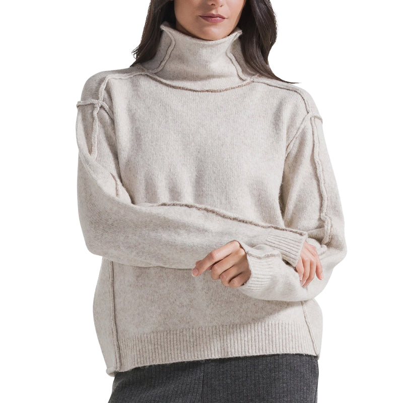 Maglione donna collo alto