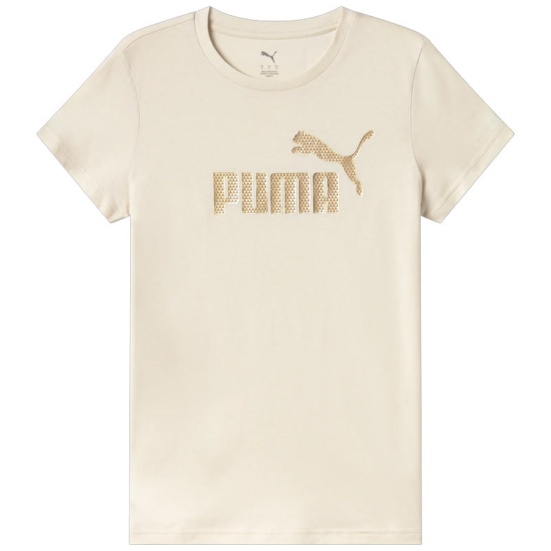 T-shirt donna Logo Gold