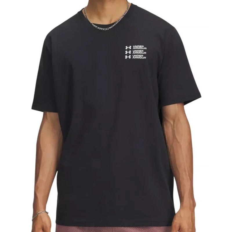 T-shirt uomo Triple Stack Left Chest Logo
