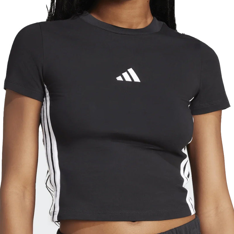 T-shirt donna Essentials 3 Stripes Slim