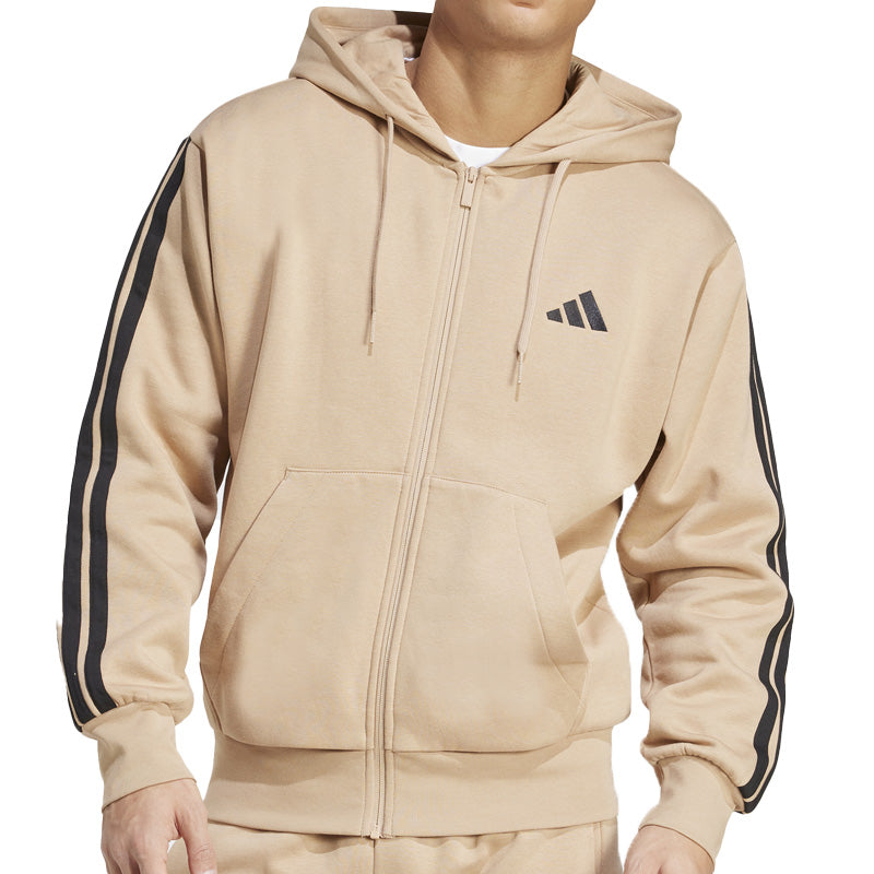 Felpa uomo Essentials 3-Stripes Fleece