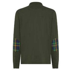 Polo uomo patch militare