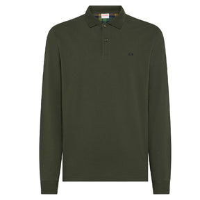 Polo uomo patch militare