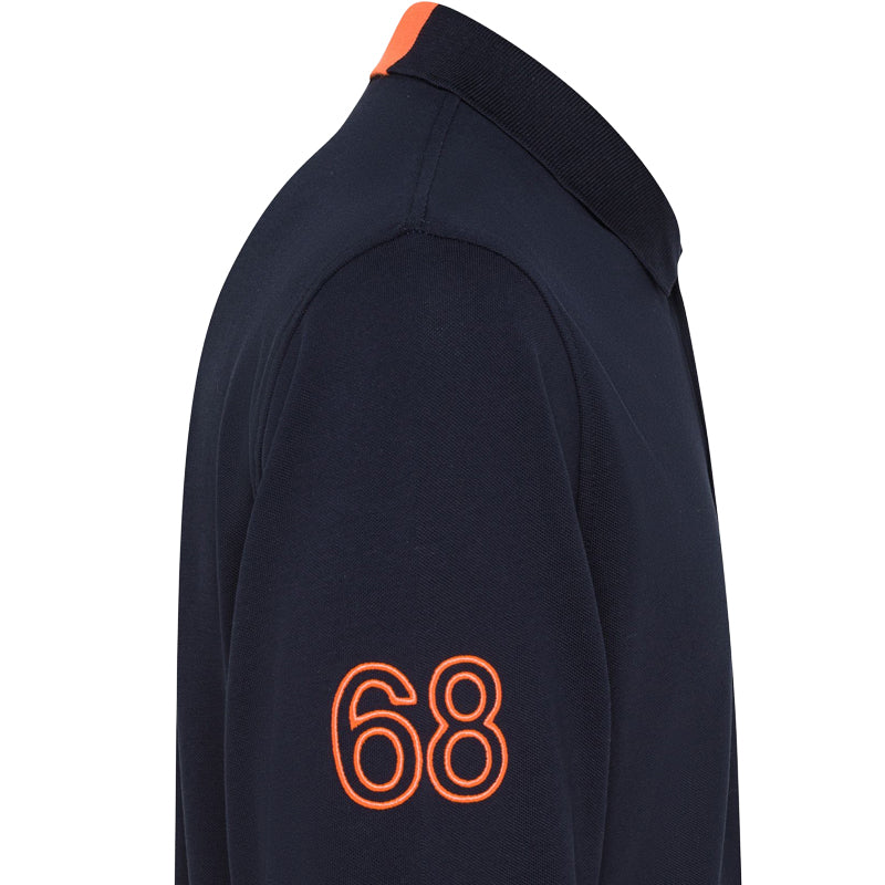 Polo uomo logo fluo