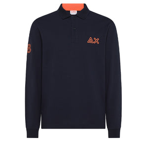 Polo uomo logo fluo