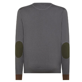 Maglione uomo patch