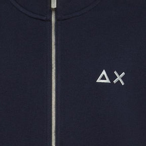 Felpa uomo cotone zip