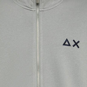 Felpa uomo cotone zip