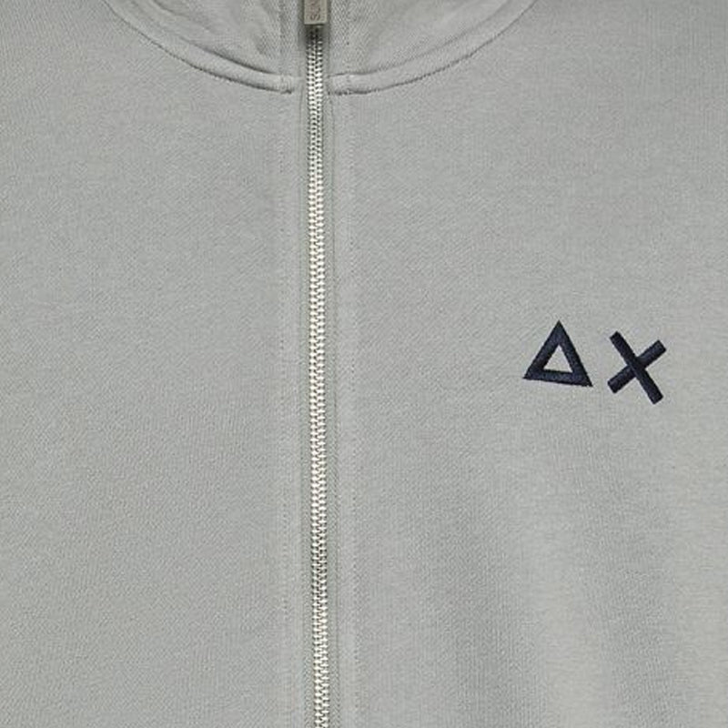 Felpa uomo cotone zip