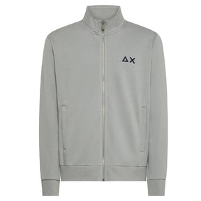 Felpa uomo cotone zip