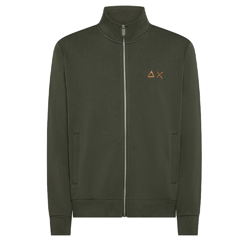 Felpa uomo cotone zip