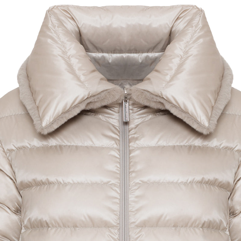 Giacca donna ecopelliccia reversibile