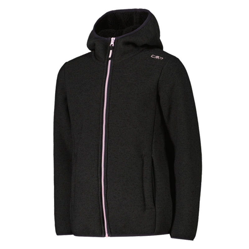 Giacca bambina knit tech melange