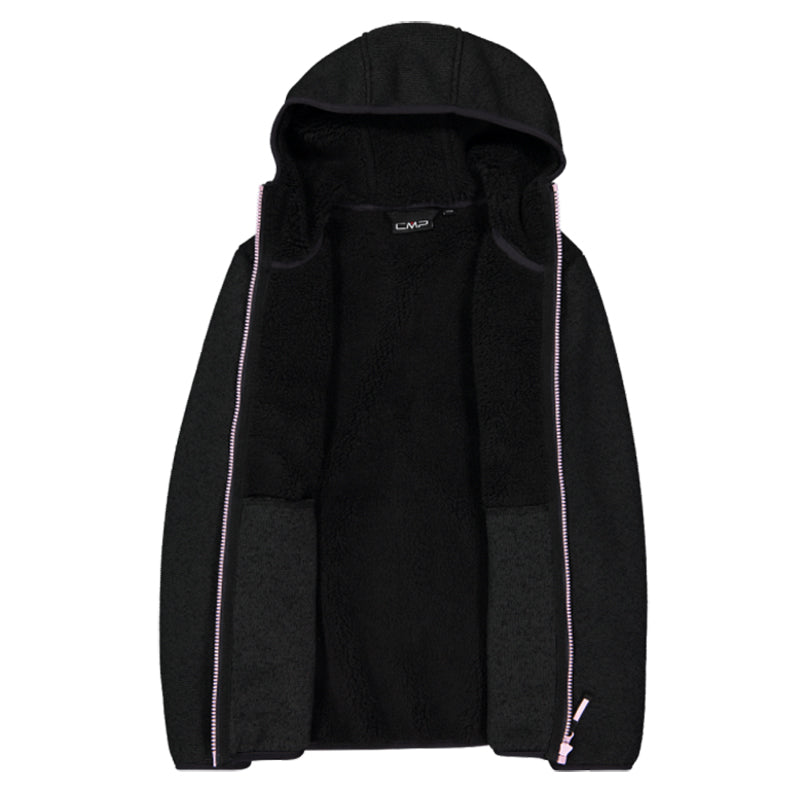 Giacca bambina knit tech melange