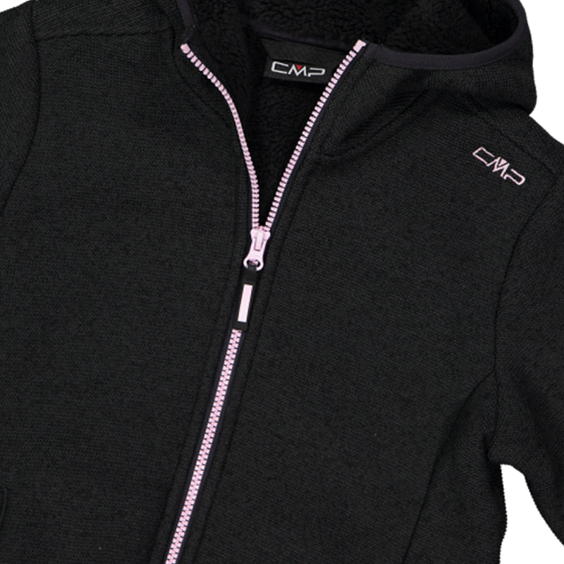 Giacca bambina knit tech melange