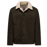 Giacca uomo pelle scamosciata