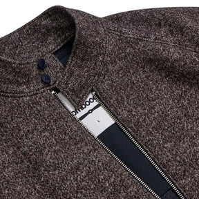 Giacca uomo bomber lana spigato