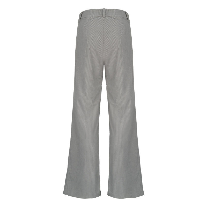 Pantalone donna velluto dritto