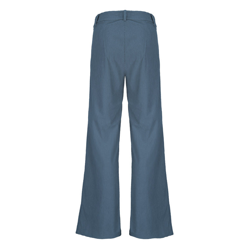 Pantalone donna velluto dritto