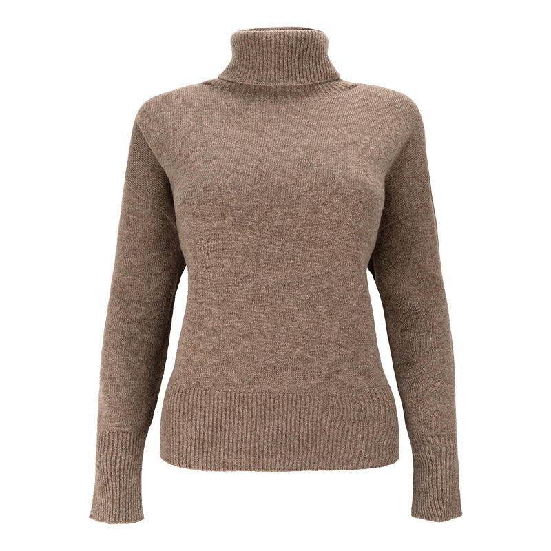 Maglione donna lana cardata