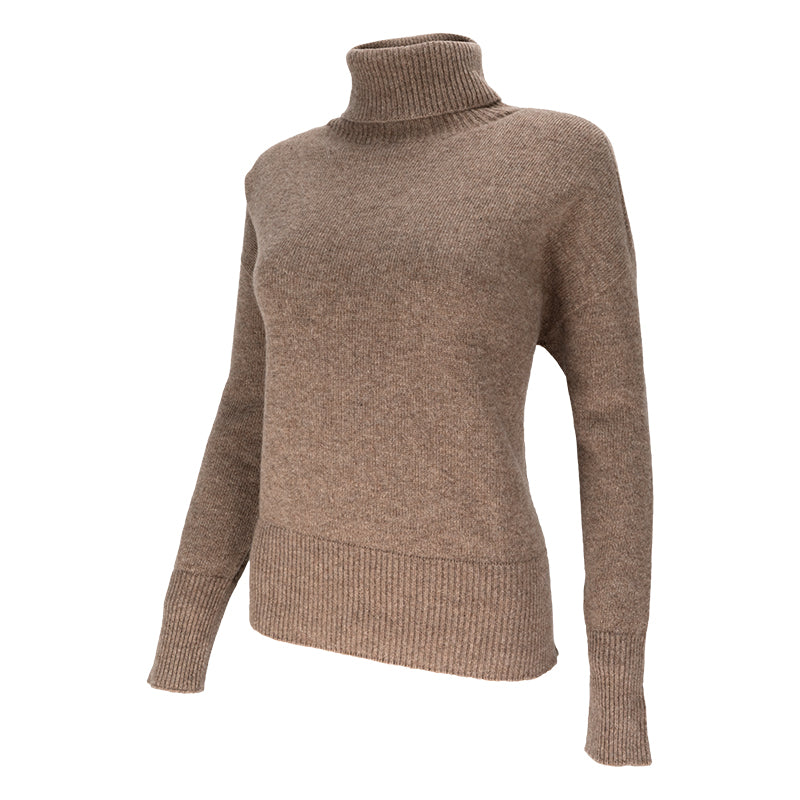 Maglione donna lana cardata