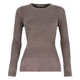 Maglione donna bordo raso