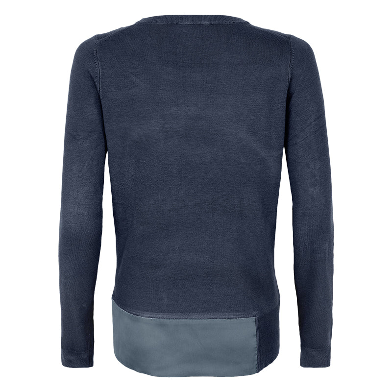 Maglione donna bordo raso