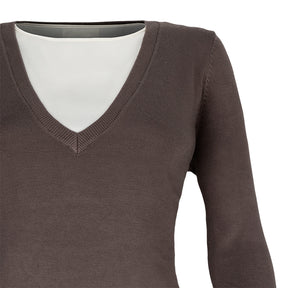Maglione donna V + canotta raso