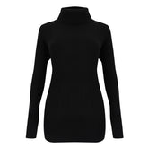 Maglione dolcevita donna viscosa