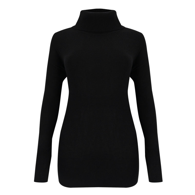 Maglione dolcevita donna viscosa