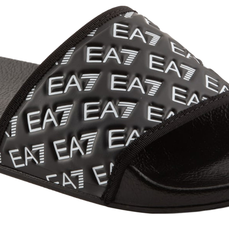 Ciabatte uomo Logo elastan gros rubber