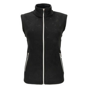 Gilet donna stampa rose