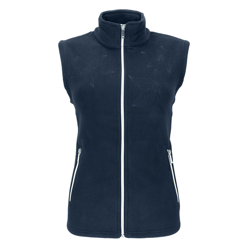 Gilet donna stampa rose