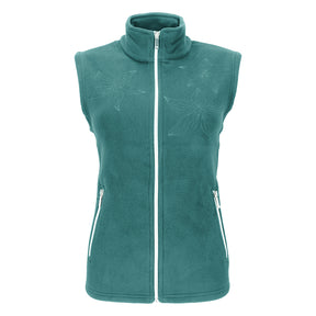 Gilet donna stampa rose